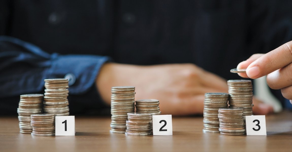 stacking coins