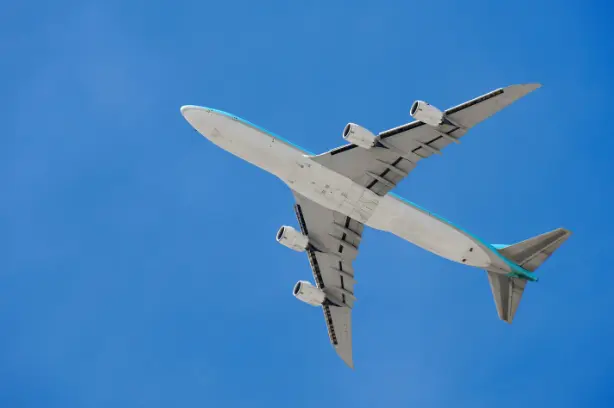 Airplane in the sky