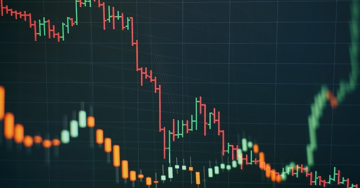 candle bars and sticks in finance market
