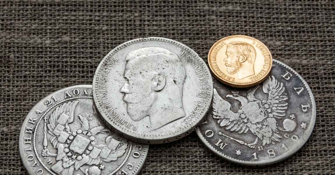 different precious metal coins