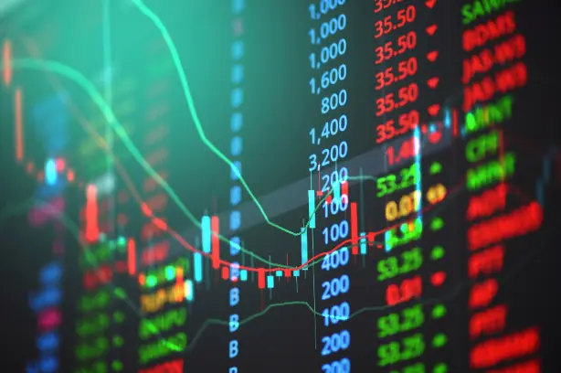 Real time chart of stock market
