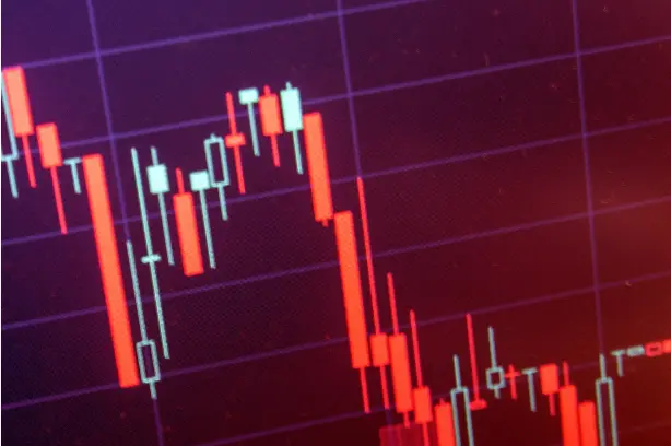 Stock market graph