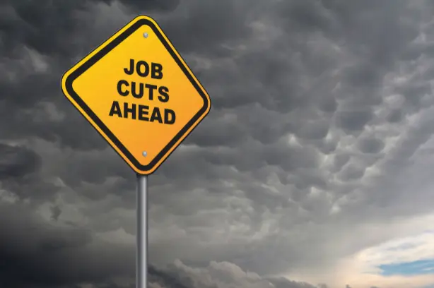 Job Cut Ahead sign