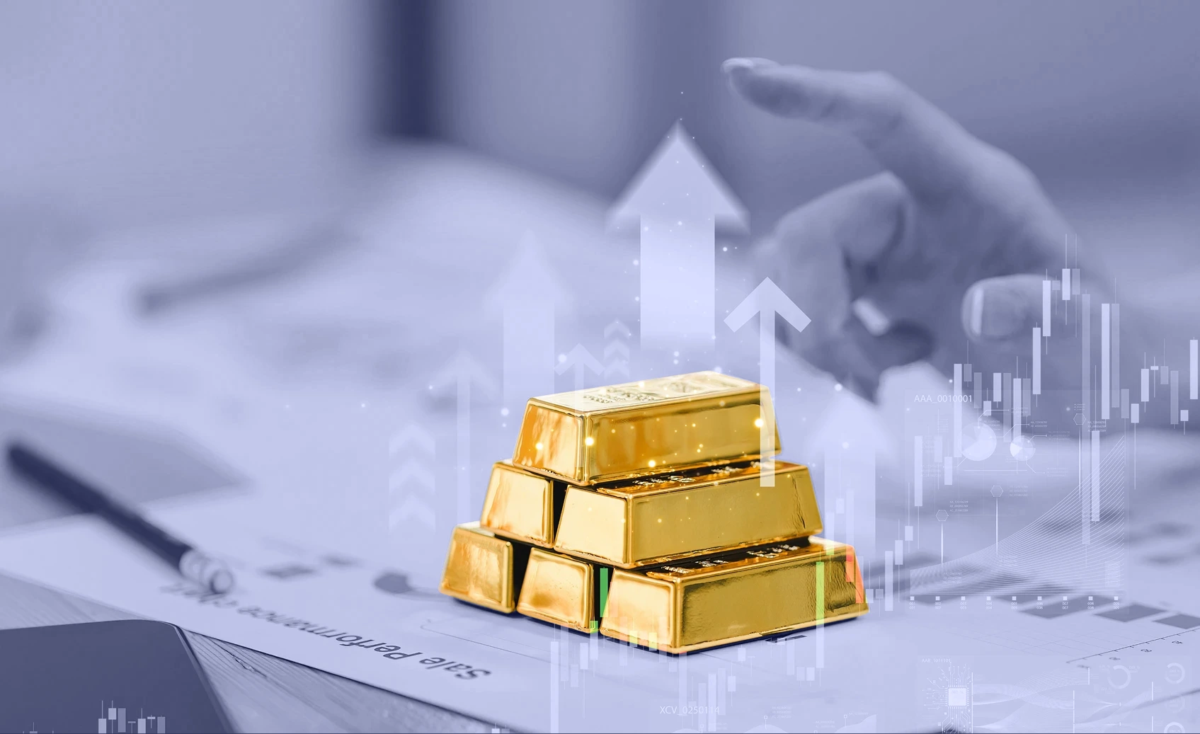 A concept of increasing gold investment