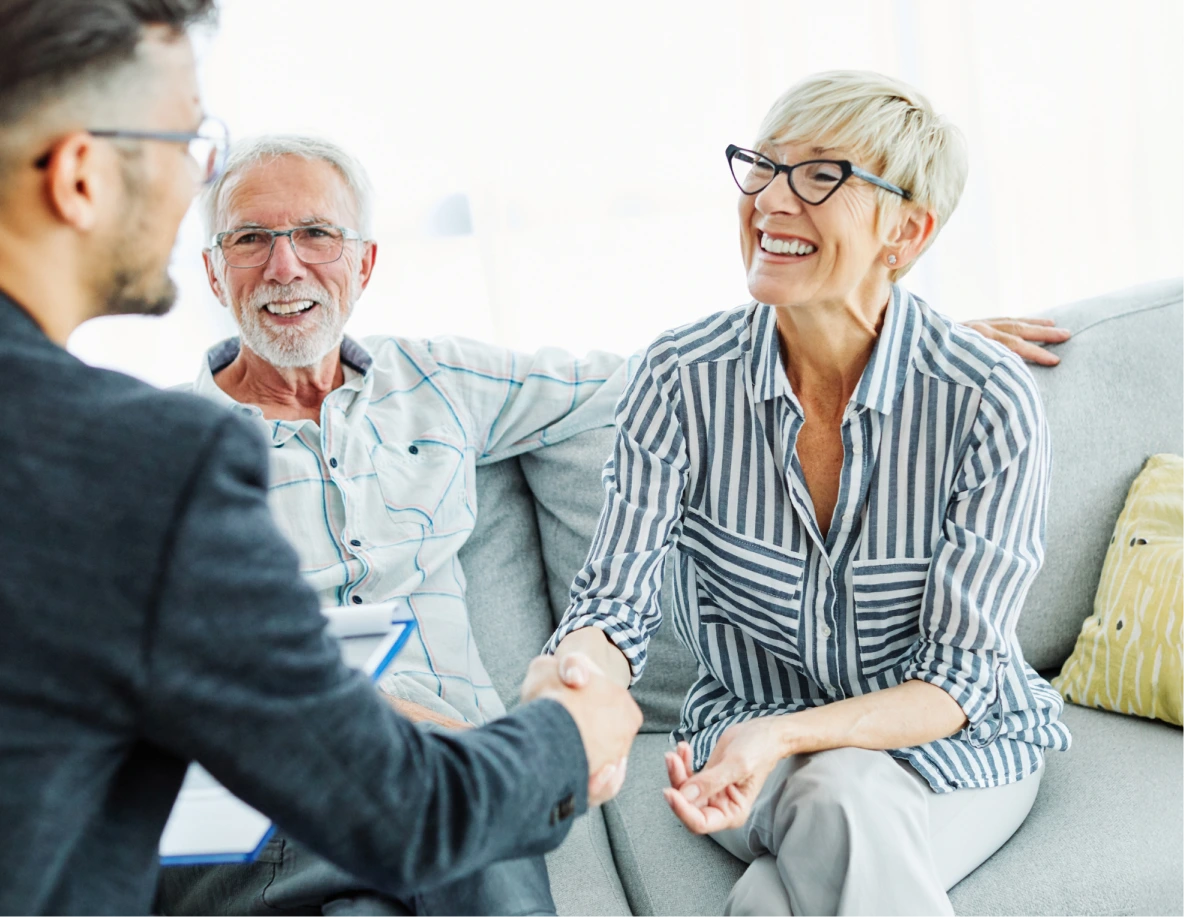 Dealing with a senior citizen