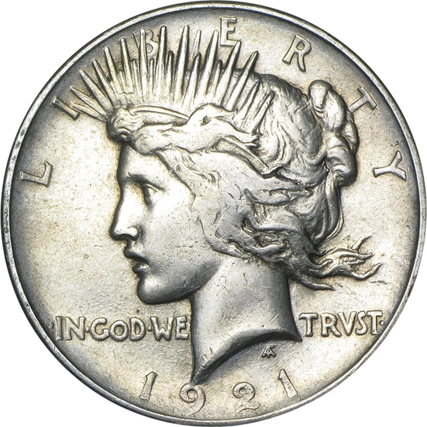 Peace Silver Dollar front