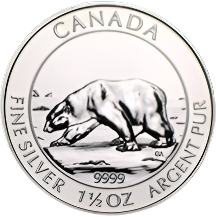 Silver Polar Bear