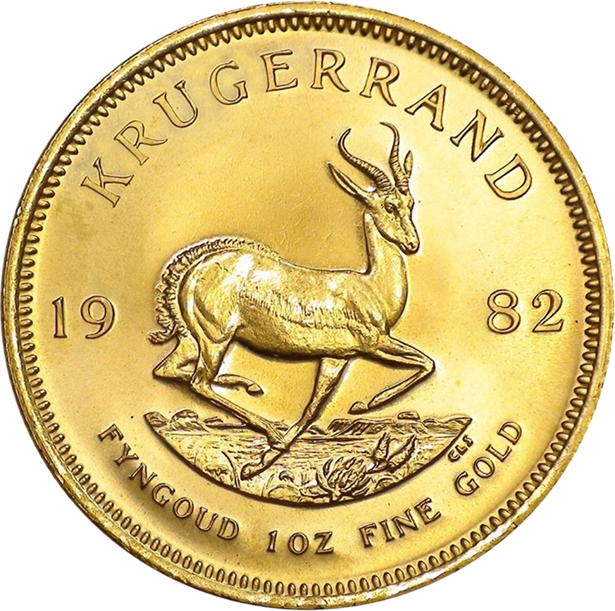 South African Krugerrand back