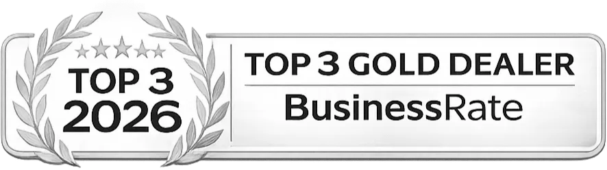 Gold Dealer BusinessRate Top 3 badge