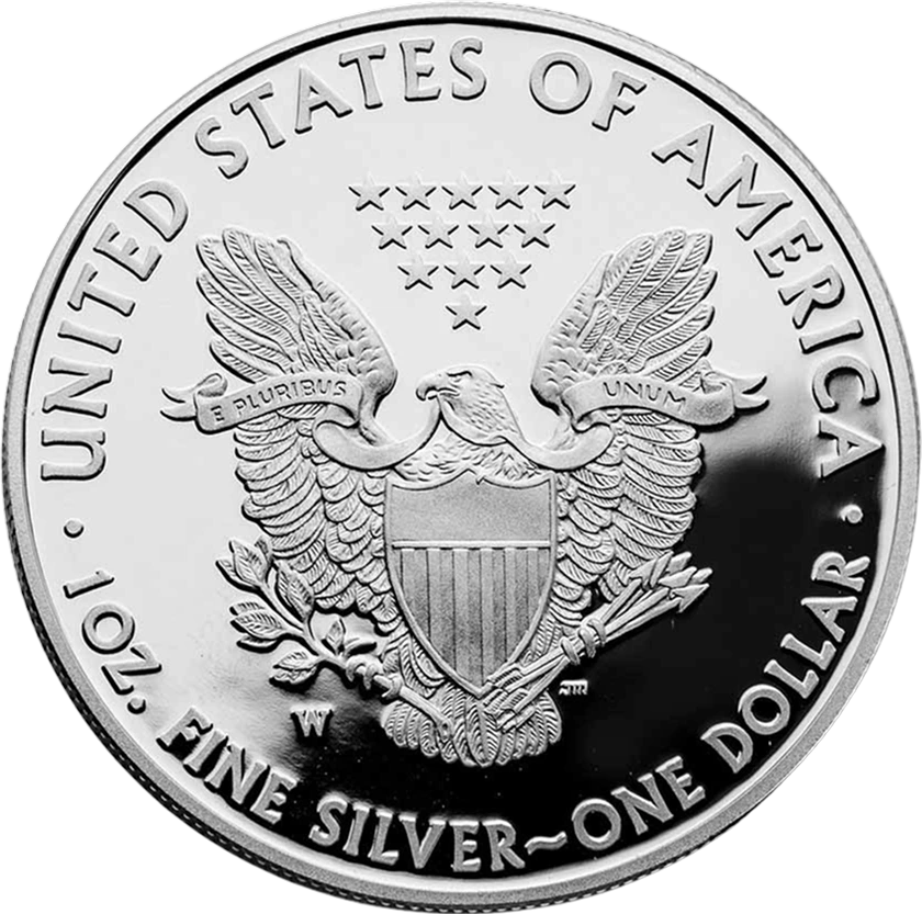 American Silver Eagle (Proof) back