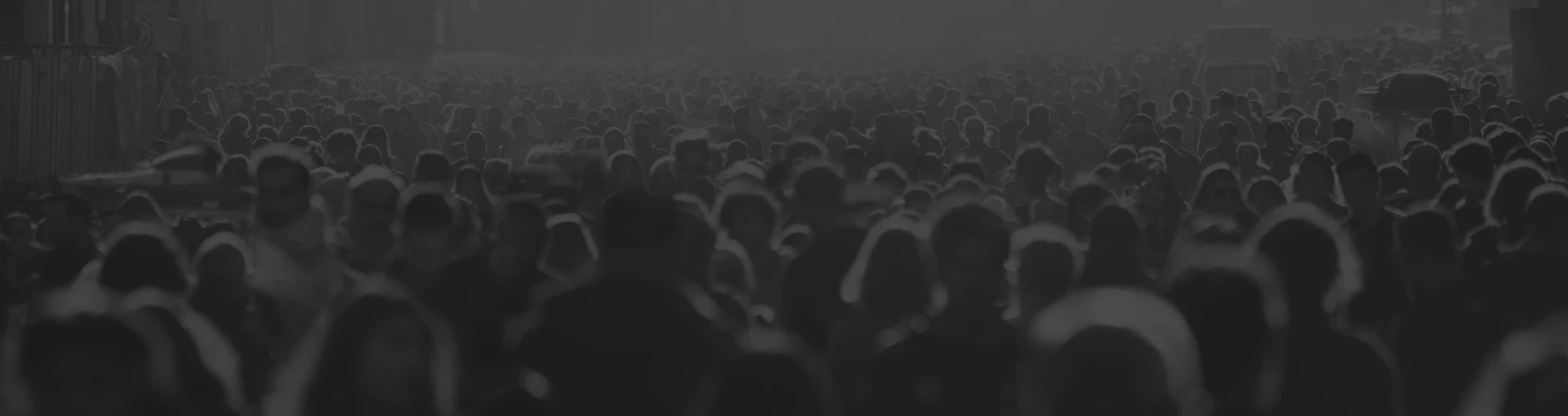 Crowded people