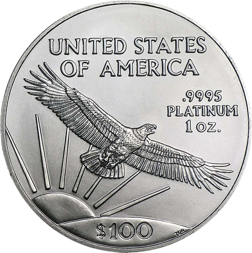 Platinum American Eagle back