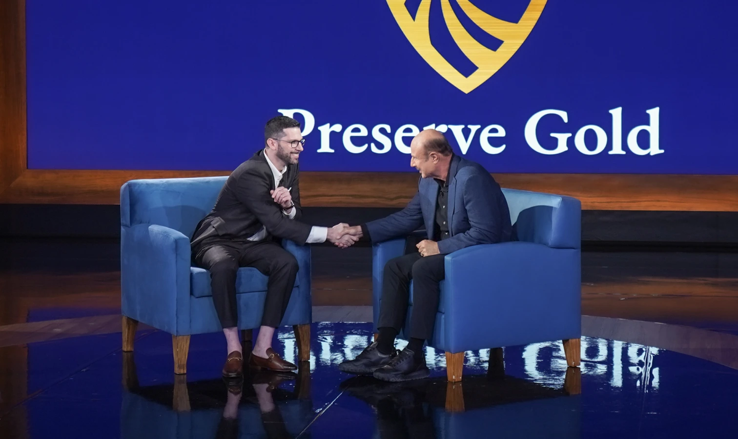 Shake hand with Dr. Phil