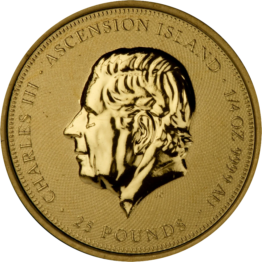Gold Defender of Liberty Coin front